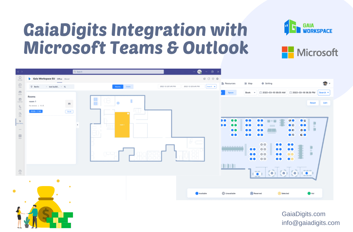 Gaia Workspace Announces Integration with Microsoft Teams & Outlook for Higher Productivity and Security