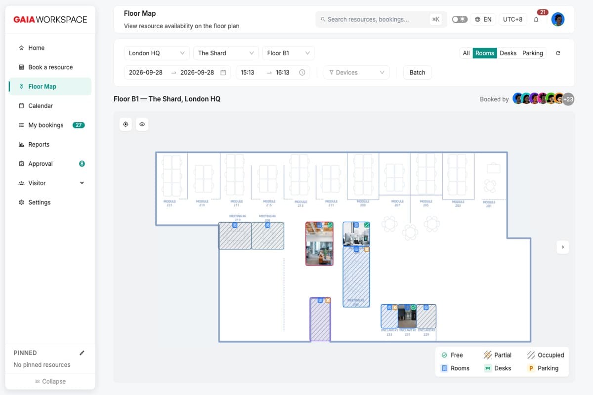 Yokogawa Deutschland GmbH Uses Gaia Workspace for Hybrid Room and Facility Management
